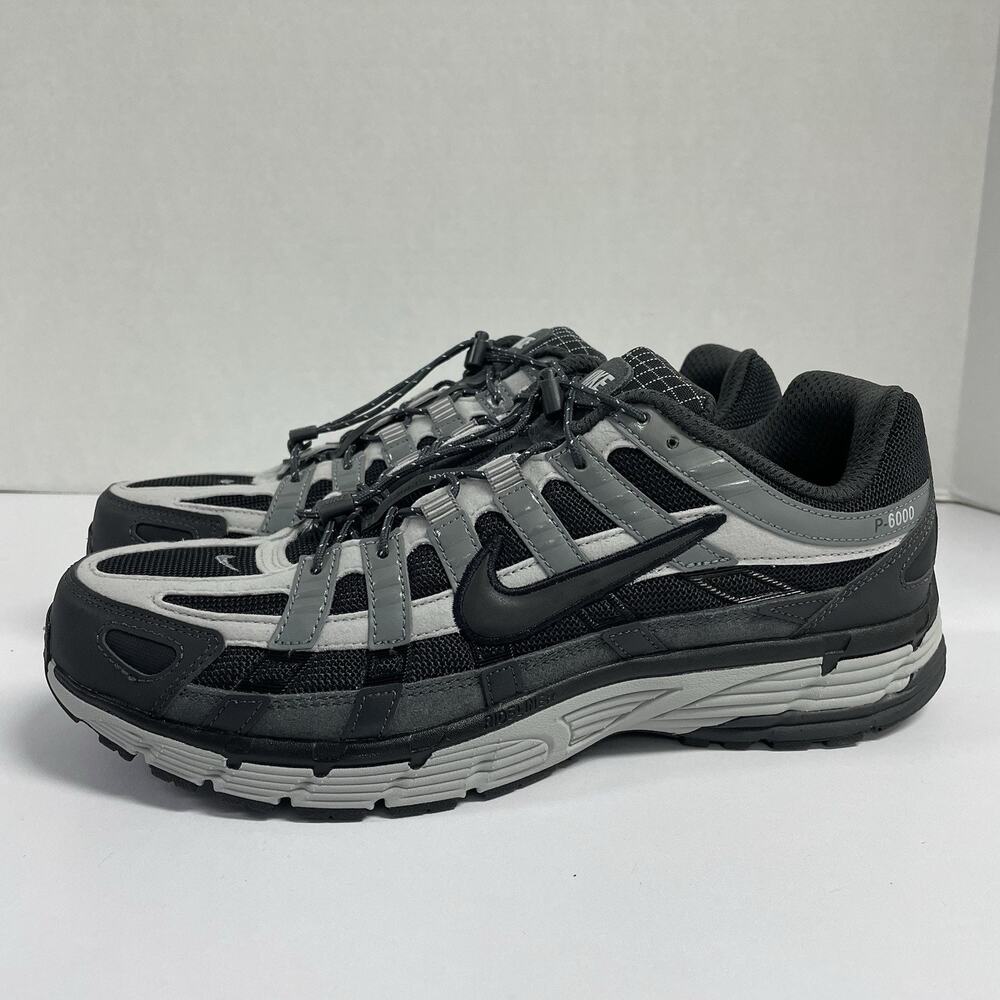 Nike P-6000 Premium Anthracite Smoke Grey HQ3818 001 Size 10 Men Mesh Running